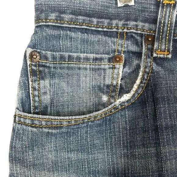 Vintage Levi's 559 Jeans Men's 36 32 Relaxed Stretch Denim 5 Pocket Distressed - Picture 4 of 11